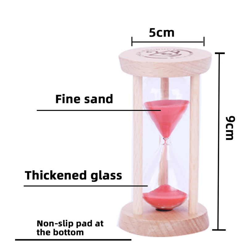 3min træsandsandsandglass -timer -timerur i høj kvalitet.